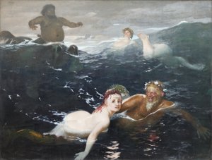 Nel gioco delle onde da Arnold Böcklin